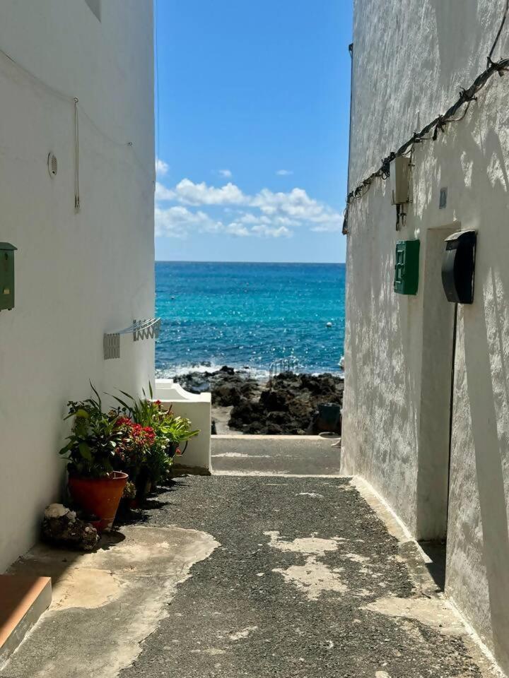 Gran Terraza 1 Minuto De Las Piscinas Naturales Punta Mujeres Exterior foto