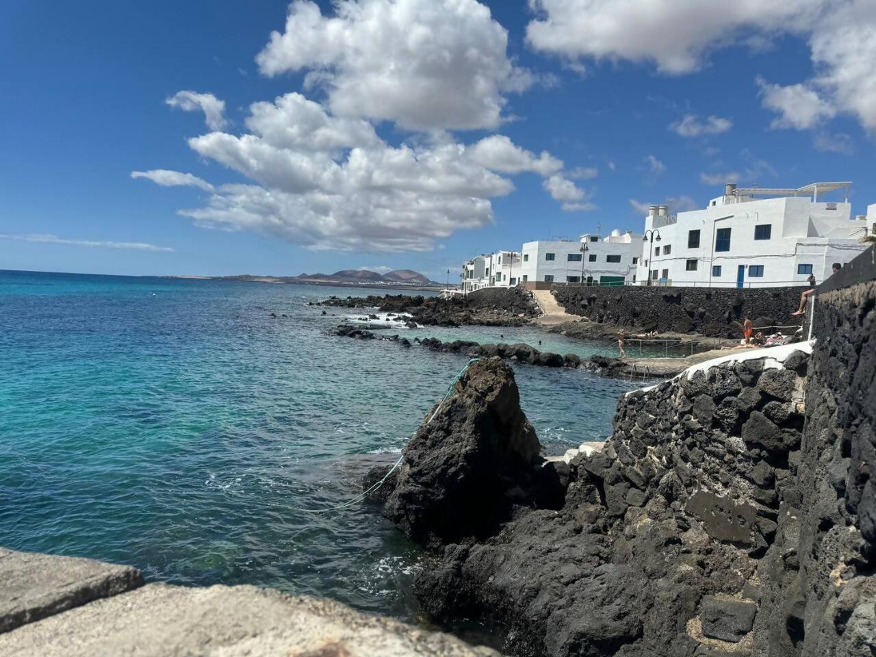 Gran Terraza 1 Minuto De Las Piscinas Naturales Punta Mujeres Exterior foto