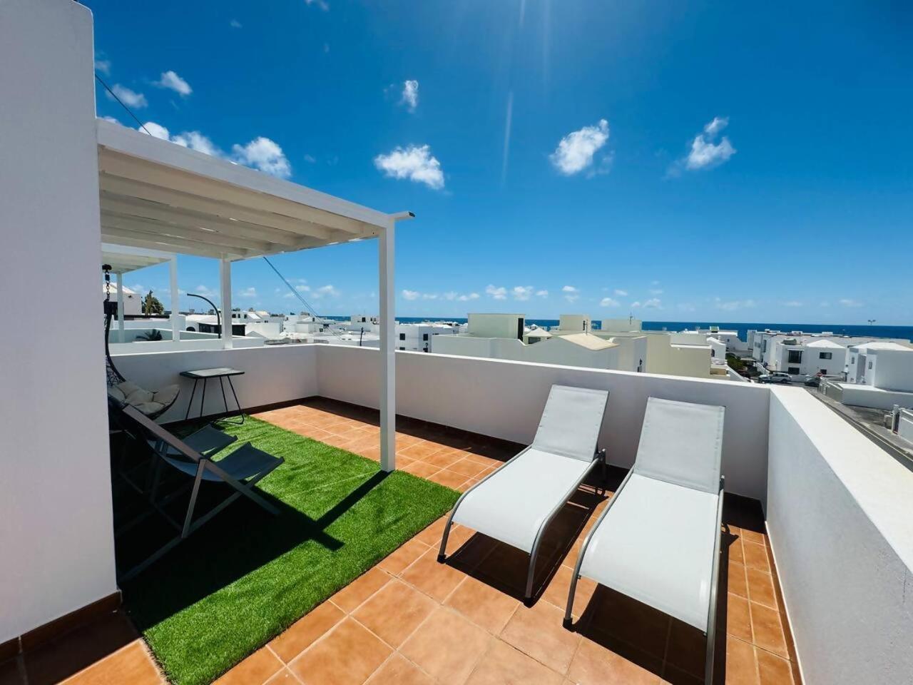 Gran Terraza 1 Minuto De Las Piscinas Naturales Punta Mujeres Exterior foto