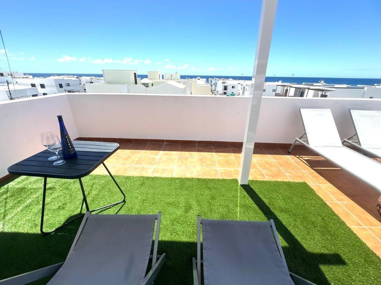 Gran Terraza 1 Minuto De Las Piscinas Naturales Punta Mujeres Exterior foto