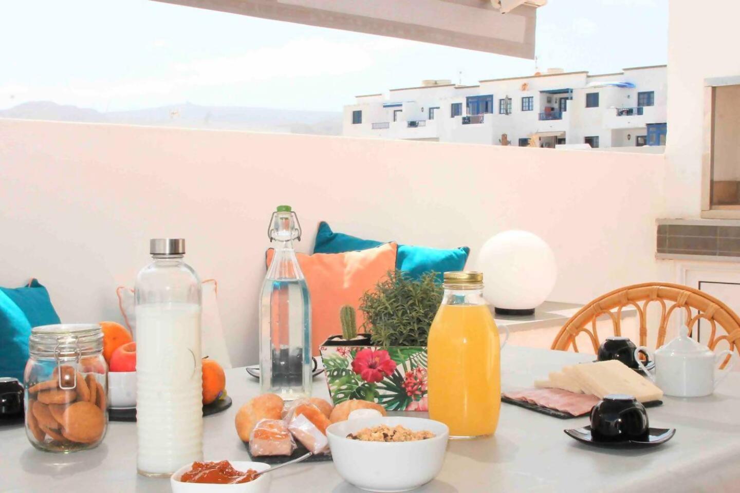 Gran Terraza 1 Minuto De Las Piscinas Naturales Punta Mujeres Exterior foto